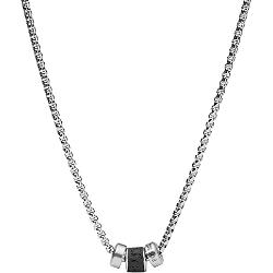 Fossil Halskette Für Männer Kleid, Länge: 45,7 Cm + 5 Cm Silber Edelstahl Halskette, JF03689040