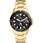 Fossil Uhren - Dive Three-Hand Date Stainless Steel Watch - Gr. unisize - in Blau - für Damen