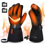FOTFLACE Beheizte Handschuhe für Damen Herren Beheizbare Handschuhe Mit Wiederaufladbare Batterie, 5 Einstellbarer Temperatur Skihandschuhe Für Winter Skifahren, Motorrad, Wandern (S)