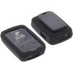 foto-kontor Hülle kompatibel mit Victure M3 MP3 Tasche Silikon Schutzhülle Gummi schwarz