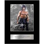 Sylvester Stallone Signiert Foto Display Rambo