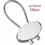 Silberne Schlüsselanhänger mit Foto aus Edelstahl personalisiert für Herren zur Hochzeit 