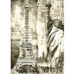 Fototapete Papier 908 Tour Eiffel 1-tlg. 175 x 115 cm