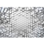 Silbergraue Moderne Komar 3D-Tapeten metallic 