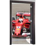 Reduzierte Bunte Sebastian Vettel Scuderia Ferrari Vlies-Fototapeten aus Papier 