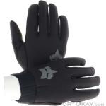 Reduzierte Schwarze FOX Gefütterte Handschuhe mit Klettverschluss aus Fleece für Herren Größe XXL für den für den Winter 