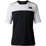 Fox Defend SS Jersey Syndicate white black - S