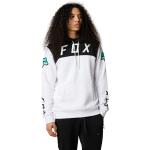 Weiße Streetwear FOX Herrenhoodies & Herrenkapuzenpullover aus Baumwolle Größe M für den für den Herbst 
