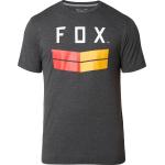 Reduzierte Schwarze Kurzärmelige FOX T-Shirts für Herren Größe S 