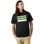 Neongrüne Gestreifte T-Shirts für Herren Größe L 