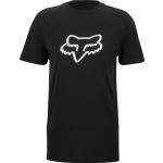 Schwarze Kurzärmelige FOX Legacy T-Shirts für Herren Größe XL 