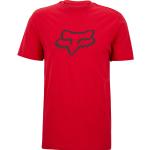 Rote Kurzärmelige FOX Legacy T-Shirts für Herren Größe M 