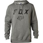 Anthrazitfarbene FOX Legacy Herrenhoodies & Herrenkapuzenpullover aus Baumwolle mit Kapuze Größe XL 