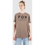 Braune Streetwear FOX T-Shirts für Herren Größe XL 