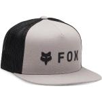 Reduzierte Graue Unifarbene FOX Snapback-Caps aus Mesh für Herren Einheitsgröße 