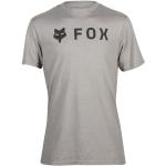 Reduzierte Graue Langärmelige FOX T-Shirts aus Baumwolle für Herren Größe XL 