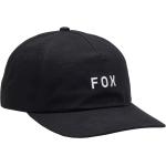 Schwarze FOX Snapback-Caps aus Baumwolle für Herren Einheitsgröße 
