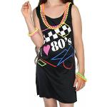 Schwarze Foxxeo Hippie-Kostüme & 60er Jahre Kostüme aus Polyester für Kinder 
