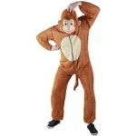 Reduzierte Braune Foxxeo Gorilla-Kostüme & Affen-Kostüme für Herren Größe L 