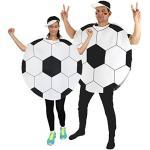 Foxxeo Fußball Kostüm für Damen und Herren für Vereine Fasching Karneval und Junggesellenabschied Größe XL
