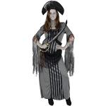 Graue Foxxeo Zombiepirat-Kostüme für Damen Größe 3 XL 