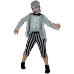 Graue Foxxeo Zombiepirat-Kostüme für Kinder Größe 134 