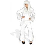 Weiße Foxxeo 70er Jahre Kostüme für Damen Größe XXL 