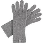 Graue Unifarbene Business Fraas Strick-Handschuhe für Damen Einheitsgröße 