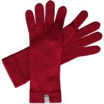 Rote Unifarbene Business Fraas Strick-Handschuhe für Damen Einheitsgröße 