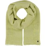 Grüne Karo Elegante Fraas Bio Wollschals aus Wolle für Damen Einheitsgröße 