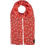 FRAAS Damen-Schal mit Punkte-Muster - perfekt für Frühling und Sommer - luftiges Mode-Accessoire Koralle