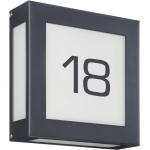 Moderne Frabox LED Hausnummern aus Stahl E27 