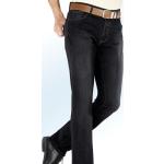 "Francesco Botti"-Unterbauch-Jeans mit Dehnbund in 3 Farben, Schwarz, Größe 50