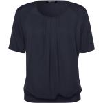Marineblaue Halblangärmelige Frank Walder Rundhals-Ausschnitt Blusenshirts & Schlusen aus Jersey für Damen Größe XXL 