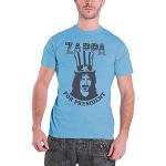 Frank Zappa Herren T-Shirt Gr. Medium, Blau - Blau