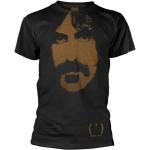 Schwarze Unifarbene Punk Frank Zappa T-Shirts Größe XL 