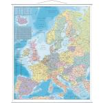 Weiße Europakarten aus Papier 