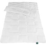 Weiße Unifarbene Allergiker F.A.N. 4-Jahreszeiten-Bettdecken & Ganzjahresdecken aus Textil maschinenwaschbar 135x200 