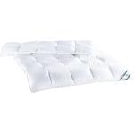 Weiße Unifarbene Allergiker F.A.N. Steppbetten aus Textil maschinenwaschbar 135x200 für den für den Winter 