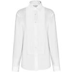 Weiße Smokinghemden mit Nieten mit Knopf maschinenwaschbar für Damen Größe M 