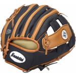 Franklin® Baseball-Handschuh, links (für Rechtshänder), 9,5" (ca. 24 cm) Schwarz