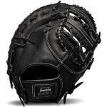 Franklin Sports Baseball Fielding Glove - Men's Adult and Youth Baseball Glove - CTZ5000 Black Cowhide Glove - 12.5" Dual-Bar Web for First Base Players