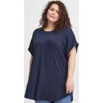 Reduzierte Marineblaue Fransa Rundhals-Ausschnitt T-Shirts für Damen Größe XXL 