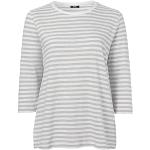 Offwhitefarbene Bestickte Frapp T-Shirts aus Baumwolle für Damen Größe XXL 