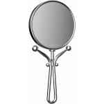 Silberne Frasco Runde Schminkspiegel & Kosmetikspiegel 27 cm aus Chrom vergrößernd 