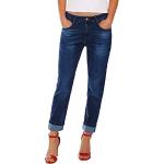 Dunkelblaue Baggy Jeans & Loose Fit Jeans aus Denim für Damen Größe XL 