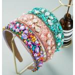 Violette Headbands & Stirnbänder aus Polyester Handwäsche für Damen 