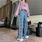 Anthrazitfarbene High Waist Jeans aus Denim für Damen Größe XXL 