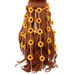 Geflochtener Eleganter Sanwood Jewelry Damenhaarschmuck mit Blumenmotiv für Partys 