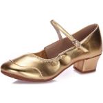 Silberne Salsa Schuhe mit Schnalle aus Kunstleder leicht für Damen Größe 37 für den für den Sommer 